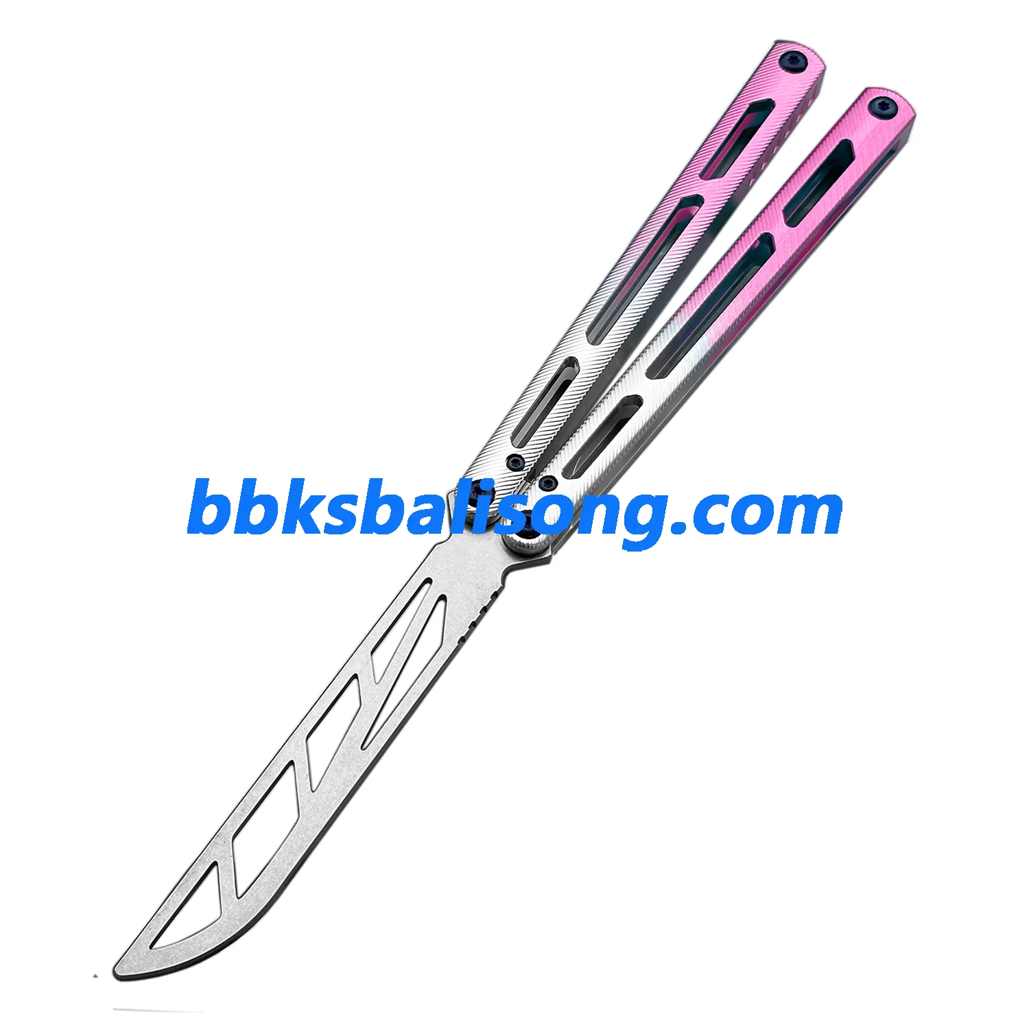 Titus Tsunami V4 Clone Balisong Trainer 7075 Aluminum Handle Bushing System - Image 22