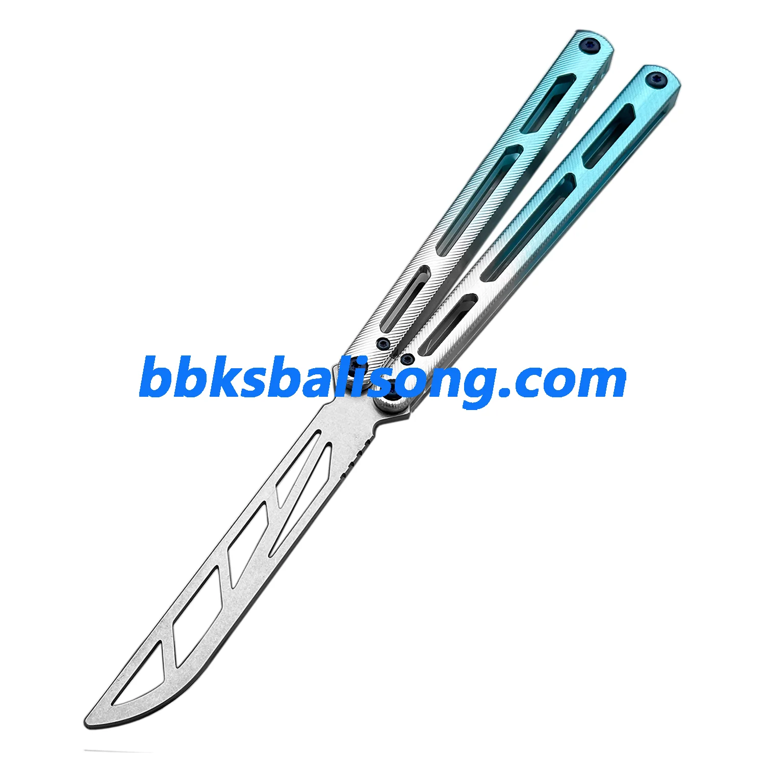 Titus Tsunami V4 Clone Balisong Trainer 7075 Aluminum Handle Bushing System - Image 23