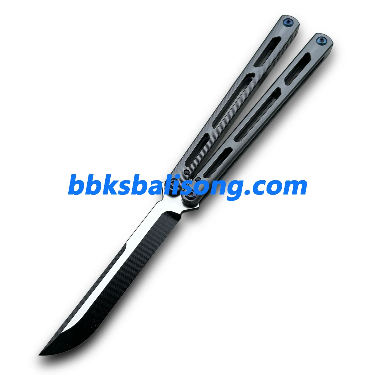 Titus Tsunami V4 Clone Balisong Trainer 7075 Aluminum Handle Bushing System - Image 24