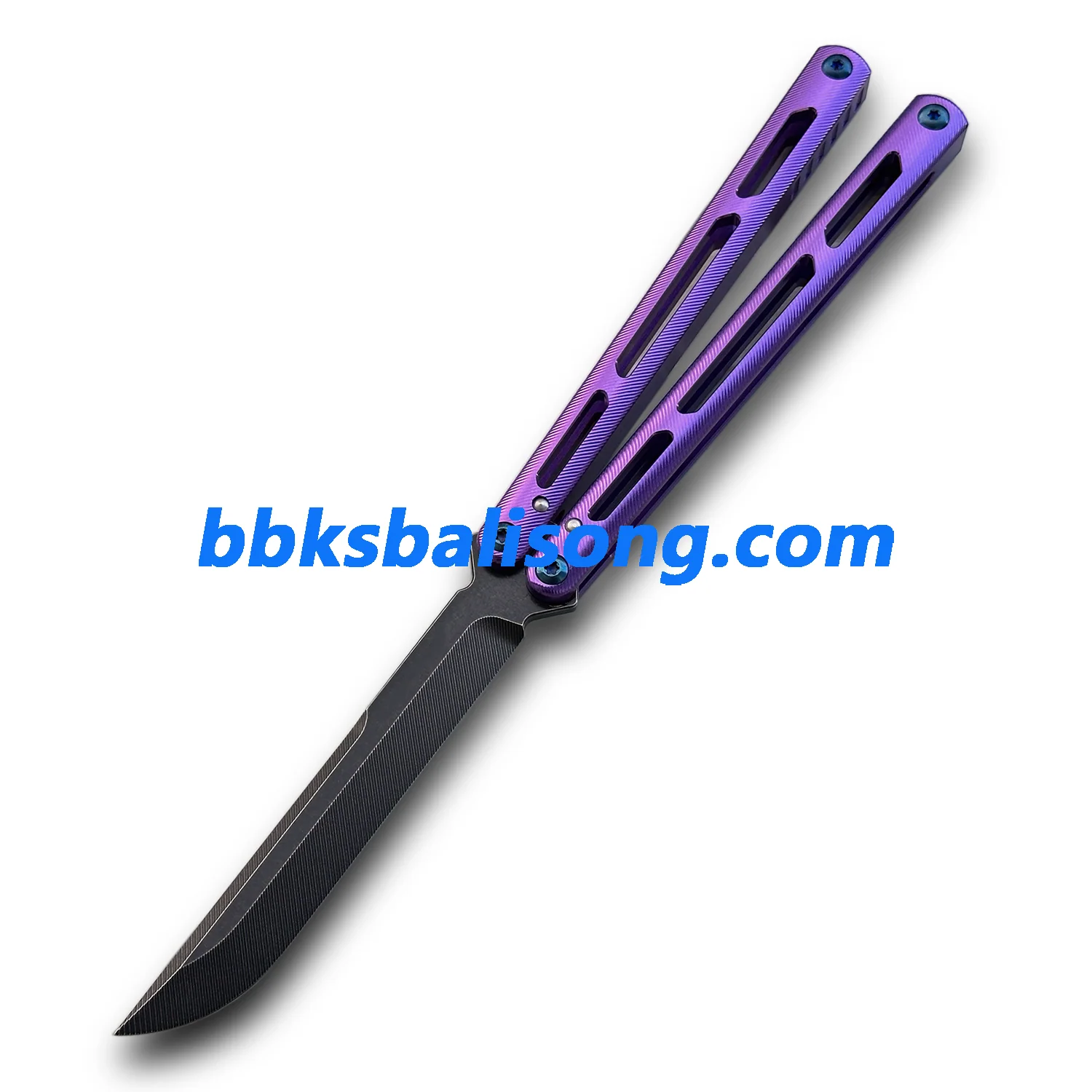 Titus Tsunami V4 Clone Balisong Trainer 7075 Aluminum Handle Bushing System - Image 25