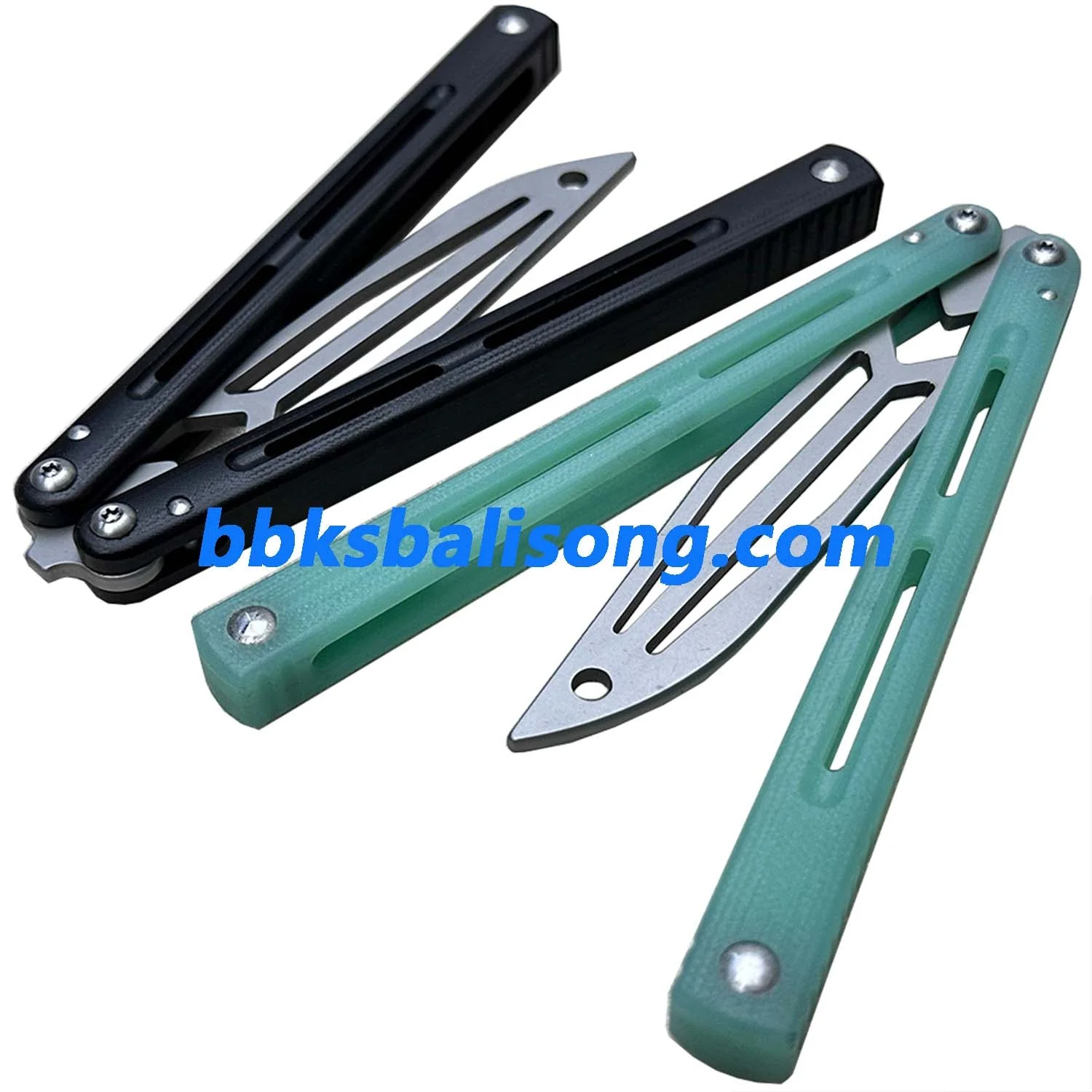 TOUCH TIMES Hairtail Balisong G10 Handle Bushings System - Image 2