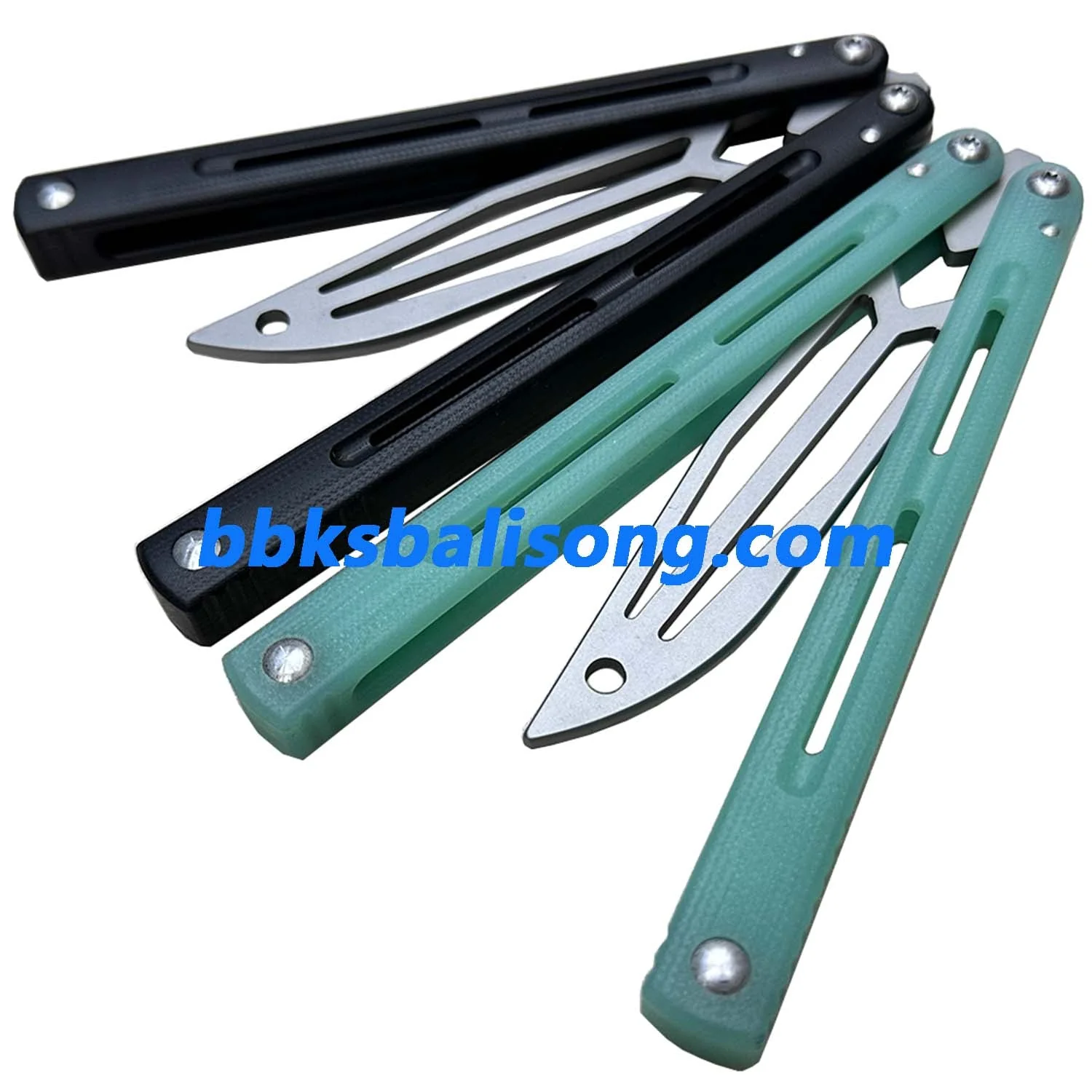 TOUCH TIMES Hairtail Balisong G10 Handle Bushings System - Image 4