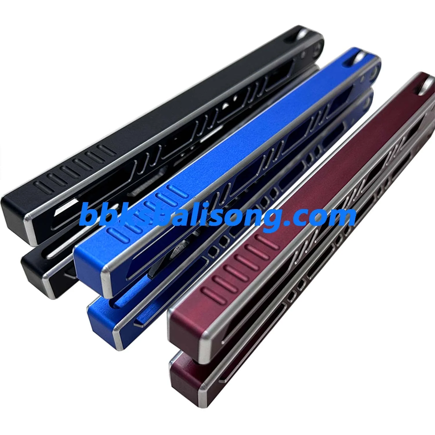 TOUCH TIMES Megalodon Balisong Clone 7075 Aluminum Handle - Image 3