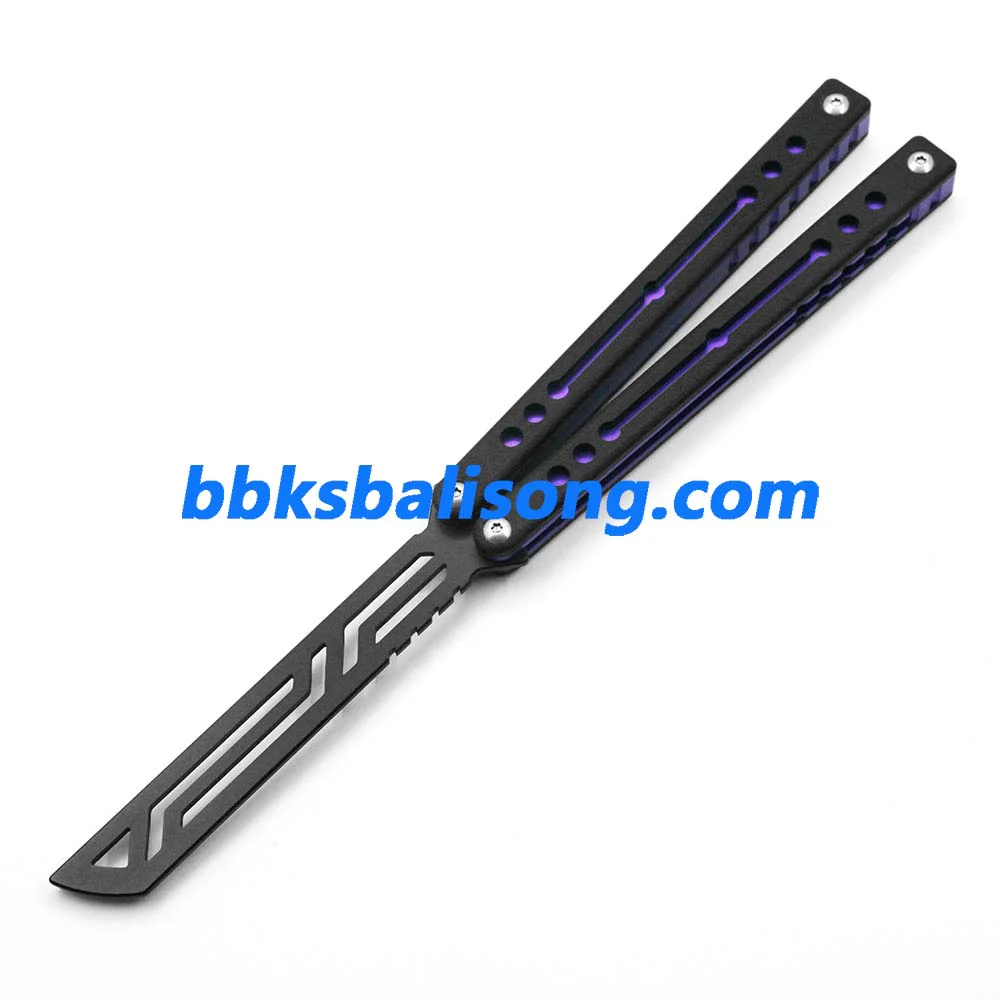New TOUCH TIMES Nautilus V2 Balisong Clone Hiding Zen Pins - Image 11