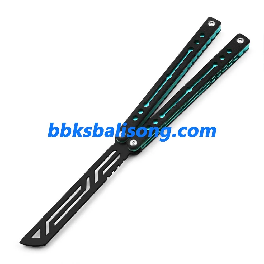 New TOUCH TIMES Nautilus V2 Balisong Clone Hiding Zen Pins - Image 8