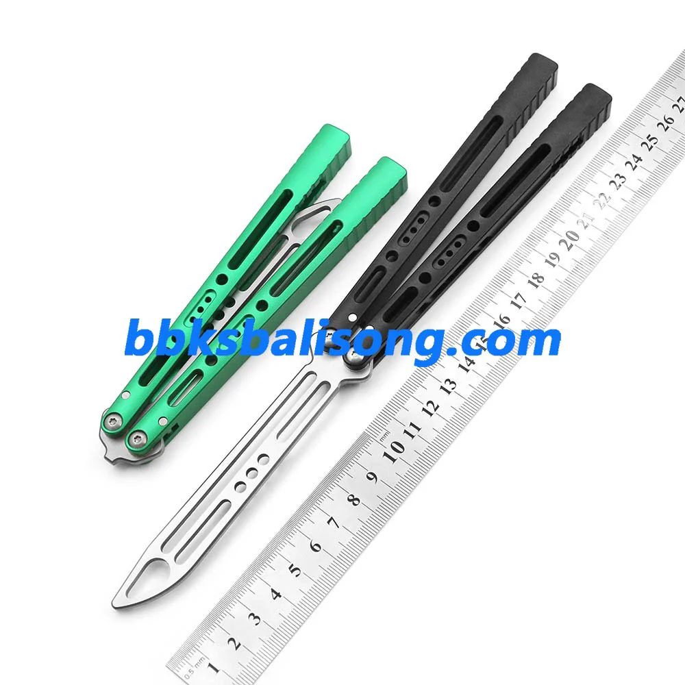 TOUCH TIMES Sentinel Balisong Trainer Clone 6061 Aluminum Handle - Image 3