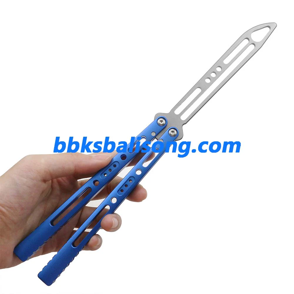 TOUCH TIMES Sentinel Balisong Trainer Clone 6061 Aluminum Handle - Image 8