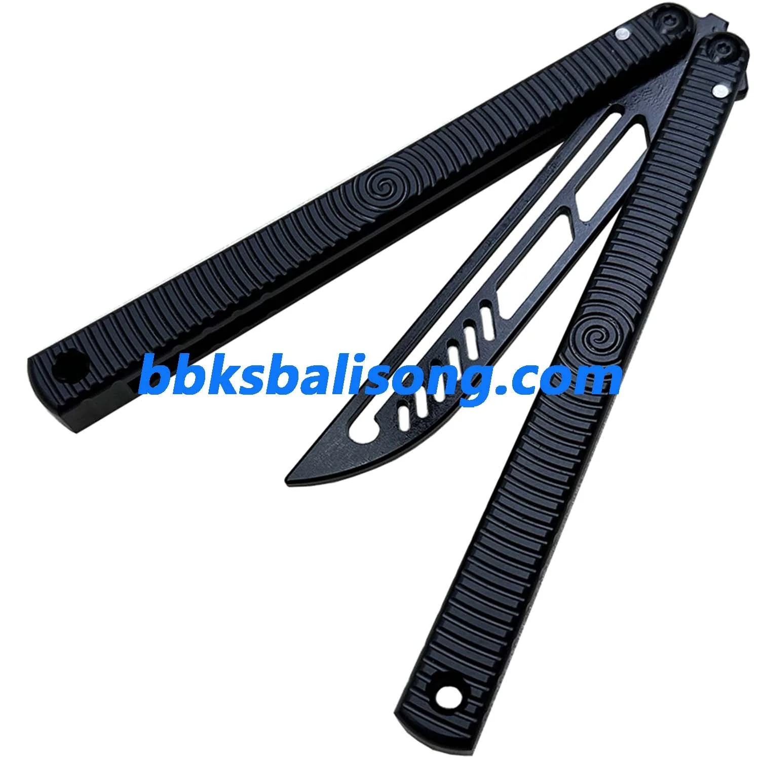TOUCH TIMES Spiral Kraken V2.5 Balisong Clone 6061 Aluminum Speed Channel handle - Image 10
