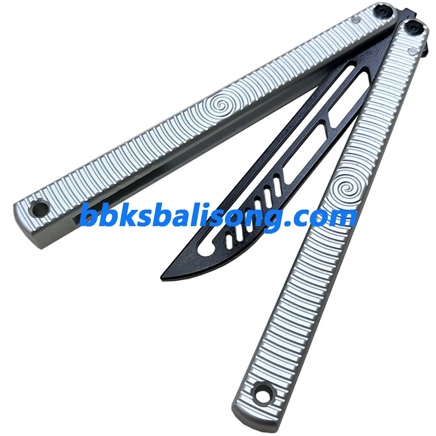 TOUCH TIMES Spiral Kraken V2.5 Balisong Clone 6061 Aluminum Speed Channel handle - Image 11