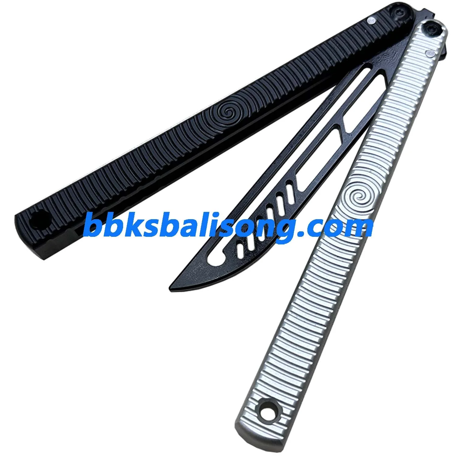 TOUCH TIMES Spiral Kraken V2.5 Balisong Clone 6061 Aluminum Speed Channel handle - Image 12