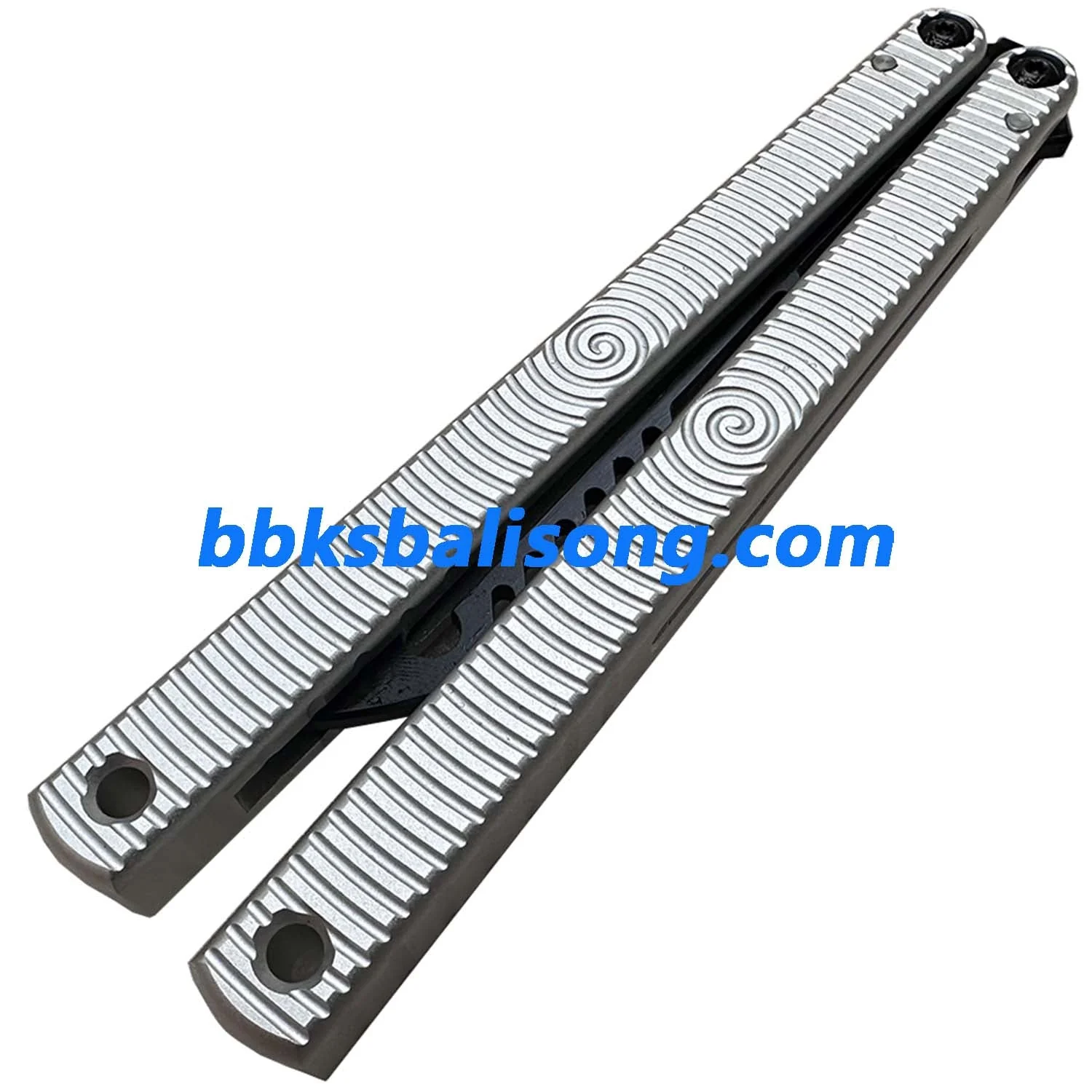 TOUCH TIMES Spiral Kraken V2.5 Balisong Clone 6061 Aluminum Speed Channel handle - Image 5