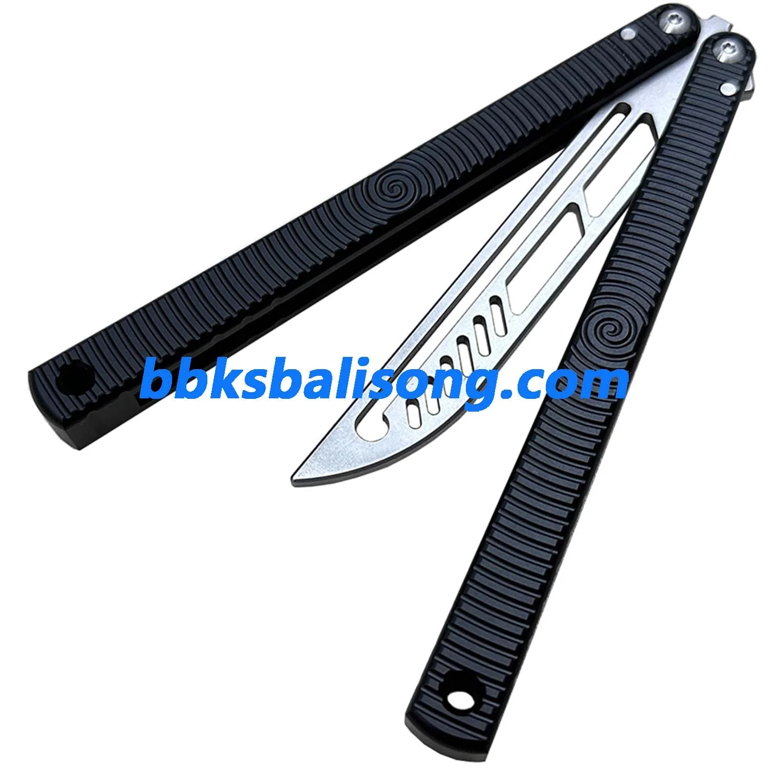 TOUCH TIMES Spiral Kraken V2.5 Balisong Clone 6061 Aluminum Speed Channel handle - Image 7
