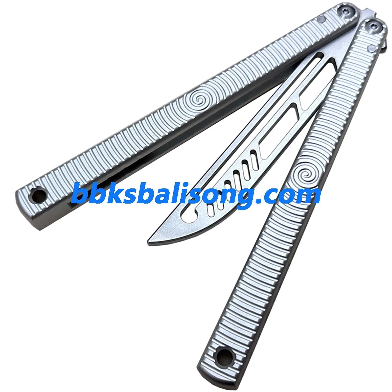 TOUCH TIMES Spiral Kraken V2.5 Balisong Clone 6061 Aluminum Speed Channel handle - Image 8