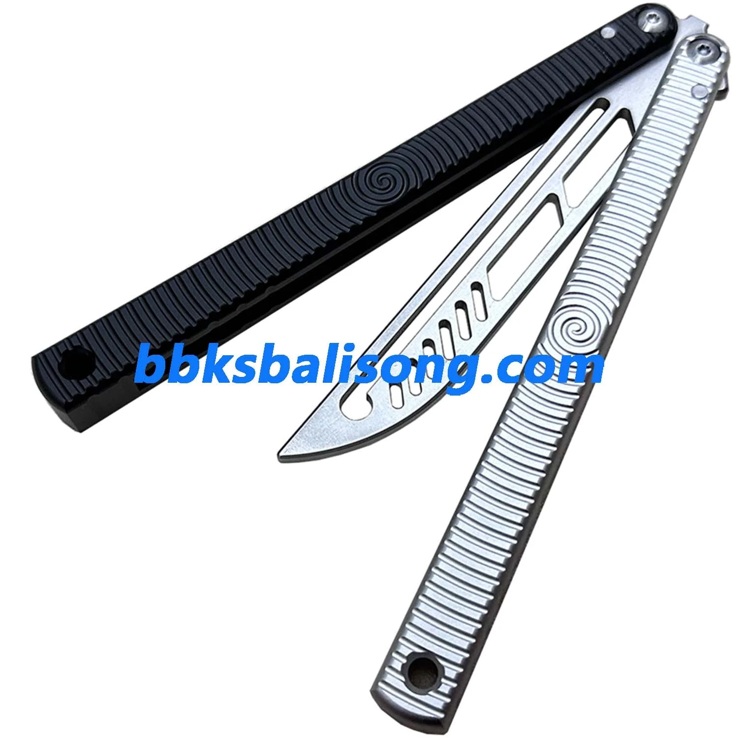 TOUCH TIMES Spiral Kraken V2.5 Balisong Clone 6061 Aluminum Speed Channel handle - Image 9