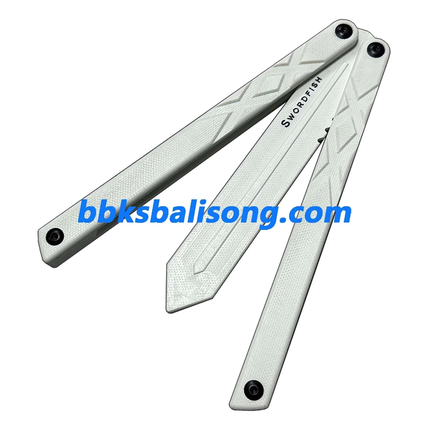 XDYY G10 Swordfish Balisong Clone G10 handle G10 blade Bushing System - Image 11