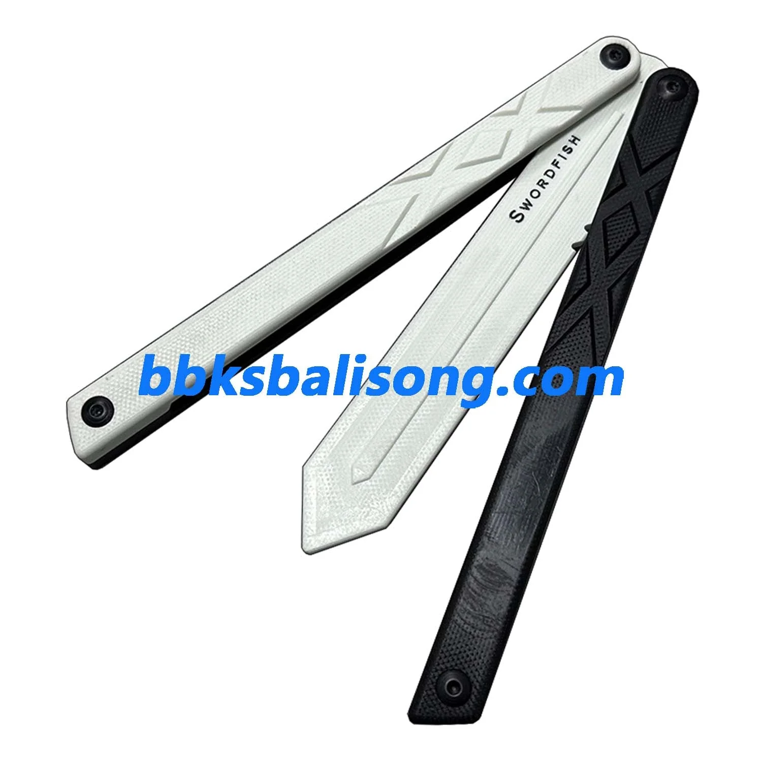 XDYY G10 Swordfish Balisong Clone G10 handle G10 blade Bushing System - Image 12