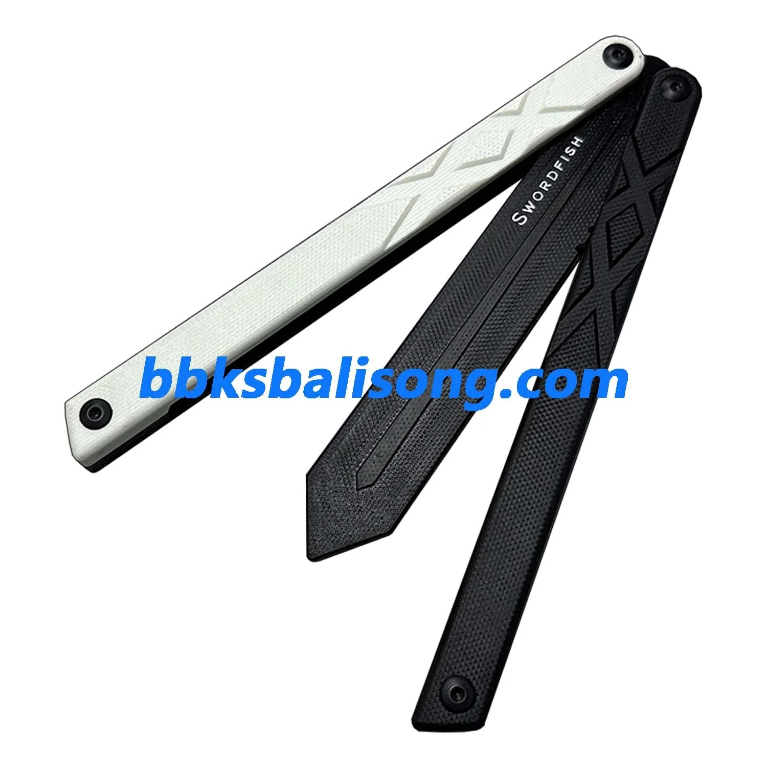 XDYY G10 Swordfish Balisong Clone G10 handle G10 blade Bushing System - Image 13