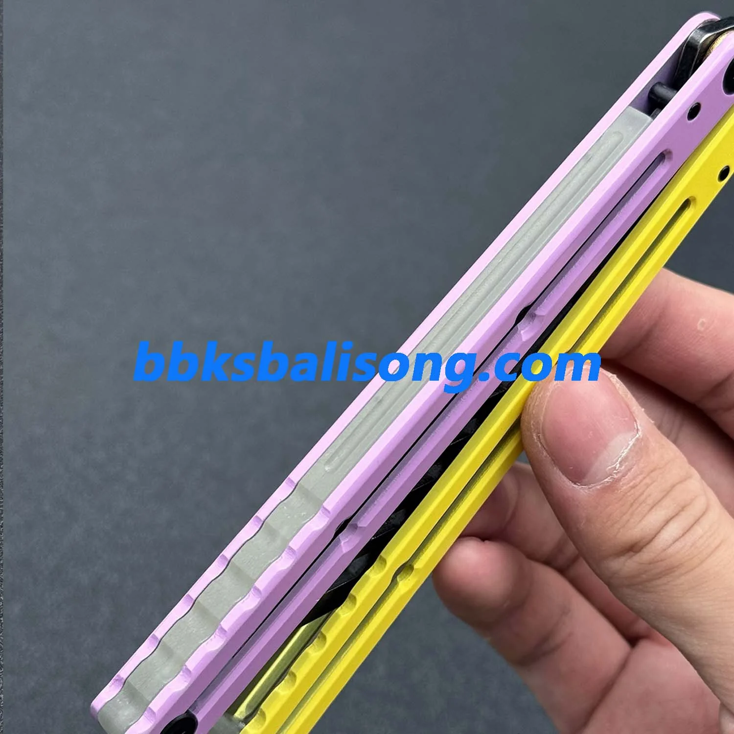 XDYY Krake Raken (Kraken) V3 Balisong Clone Stainless Steel Handle - Image 11