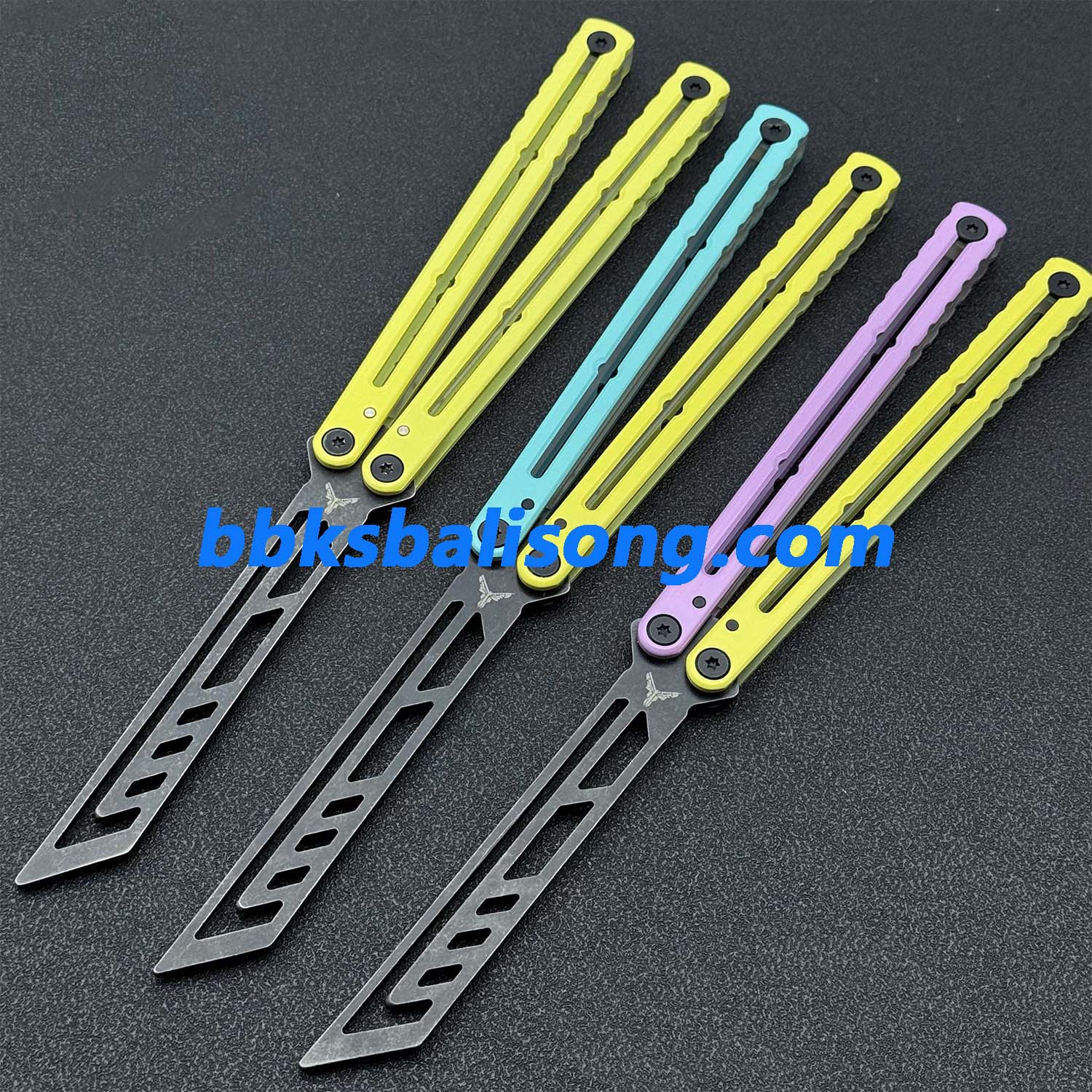 XDYY Krake Raken (Kraken) V3 Balisong Clone Stainless Steel Handle - Image 4