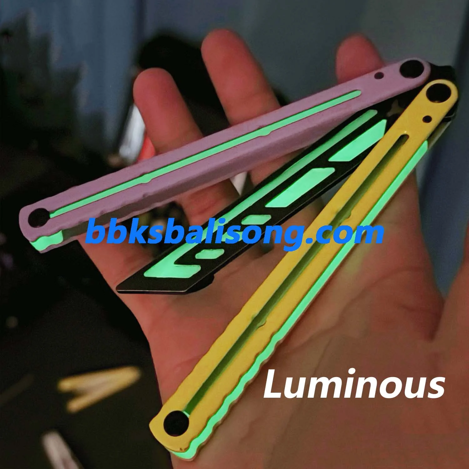 XDYY Krake Raken (Kraken) V3 Balisong Clone Stainless Steel Handle - Image 5