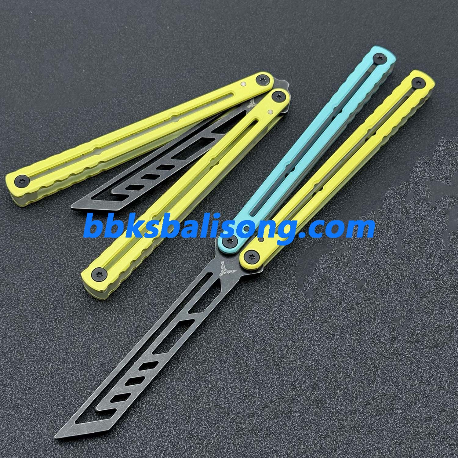 XDYY Krake Raken (Kraken) V3 Balisong Clone Stainless Steel Handle - Image 6