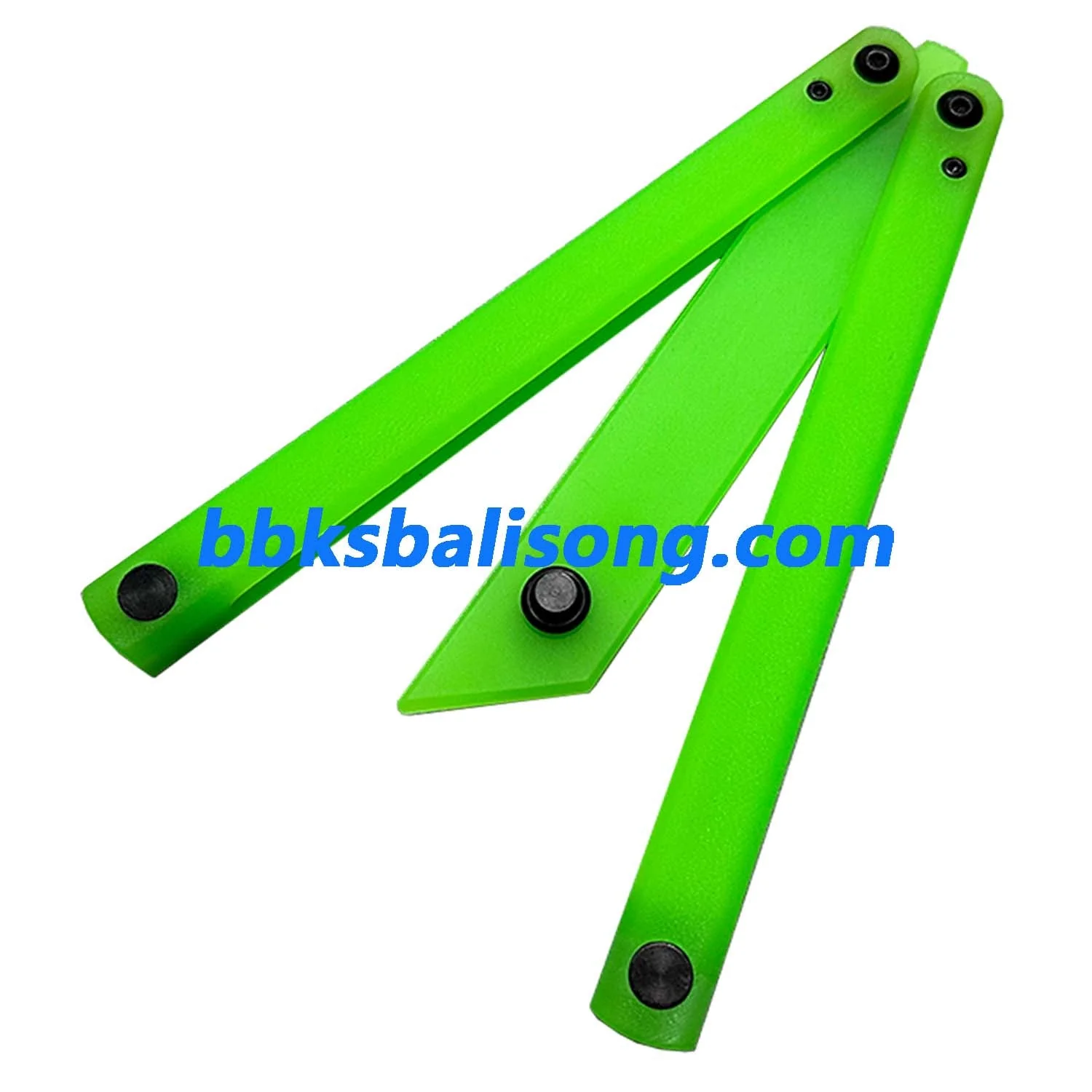 Yuppie Luminous Fluorescent Plastic Balisong - Image 12