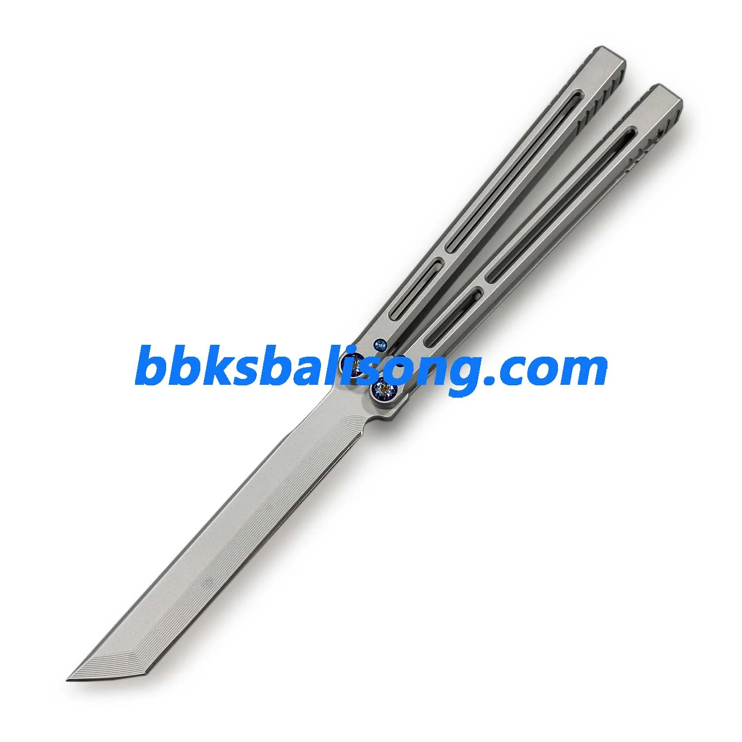 New Yuppie Telesto Balisong Clone Titanium Handle False Edge - Image 5