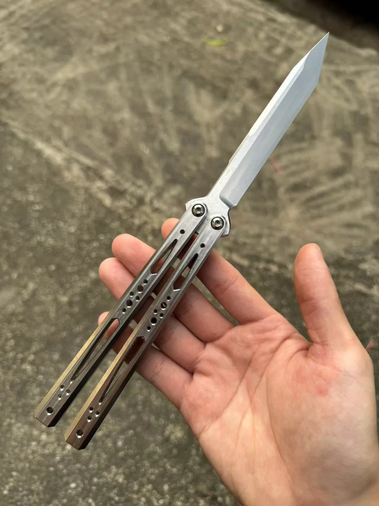 Zunmade Ryworx Ga Balisong Clone Titanium Handle - Image 12