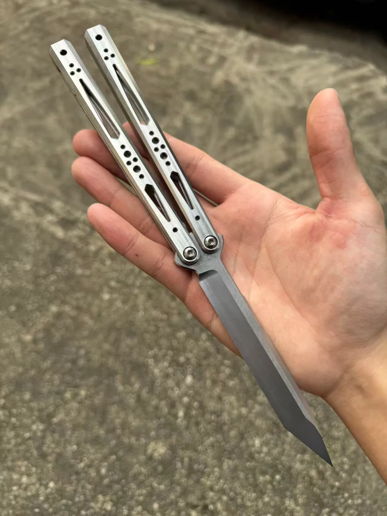 Zunmade Ryworx Ga Balisong Clone Titanium Handle - Image 14
