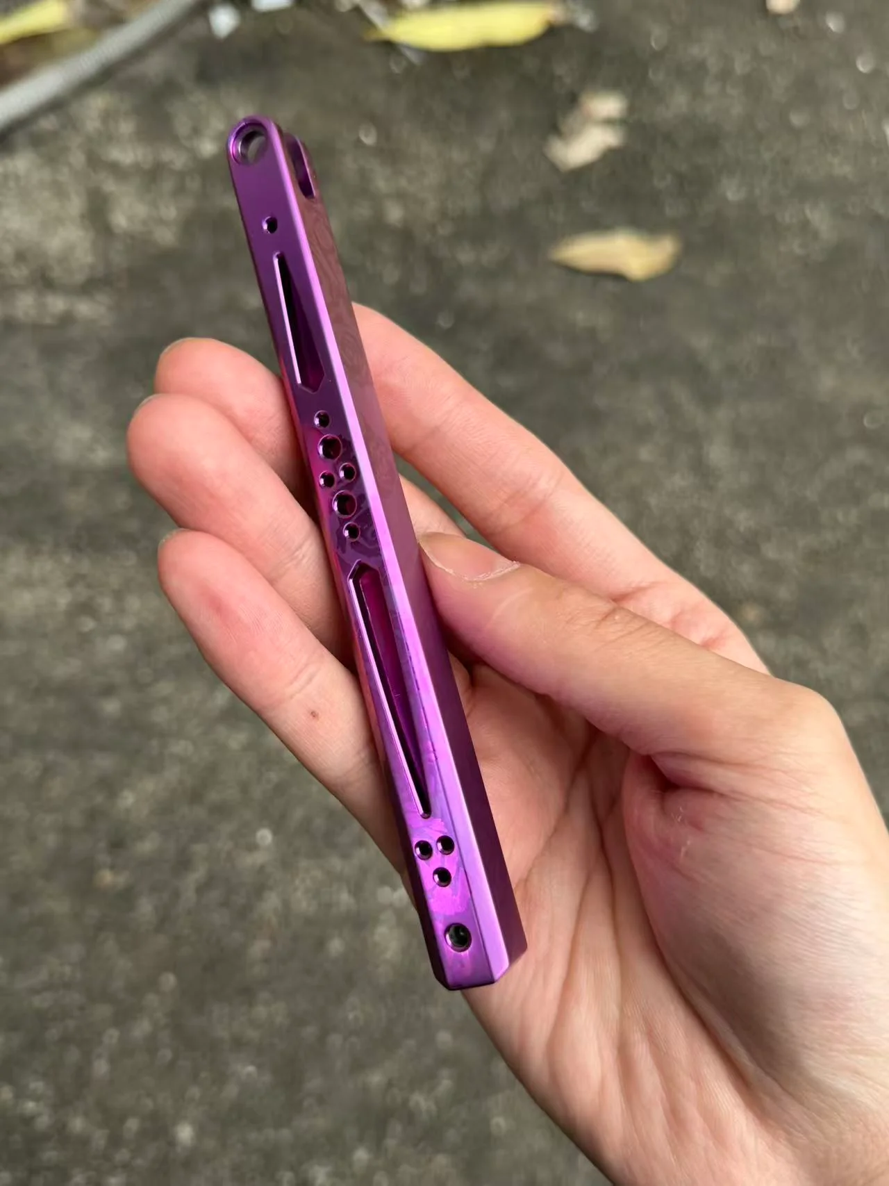 Zunmade Ryworx Ga Balisong Clone Titanium Handle - Image 7